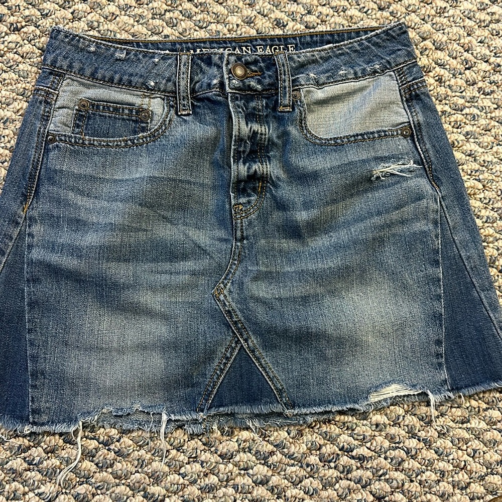Size 2 Jean skirt American eagle